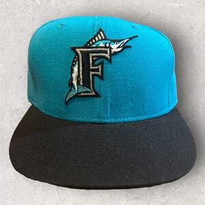 Florida Marlins MLB Vintage New Era Diamond Collection Wool Hat Mens 7 1/8